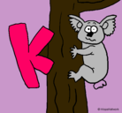 Dibujo Koala pintado por laikor