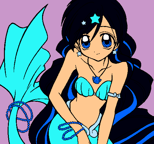 Dibujo Sirena pintado por LucyVega22