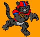 Dibujo Jugador tigre pintado por salva54