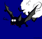 Dibujo Murciélago loco pintado por harol