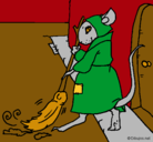Dibujo La ratita presumida 1 pintado por amalia