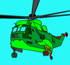 Dibujo Helicóptero al rescate pintado por russtam
