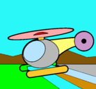 Dibujo Helicóptero pequeño pintado por DEIVI