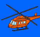 Dibujo Helicóptero  pintado por jezu