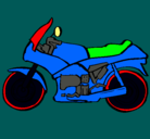 Dibujo Motocicleta pintado por aston
