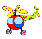 Dibujo Helicóptero adornado pintado por sandrabp