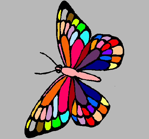 Dibujo Mariposa pintado por kitty201