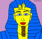 Dibujo Tutankamon pintado por laiam