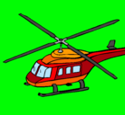 Dibujo Helicóptero  pintado por gago7