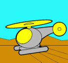 Dibujo Helicóptero pequeño pintado por macane