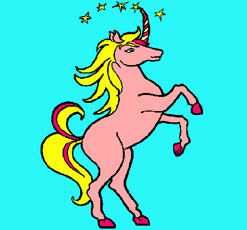 Dibujo Unicornio pintado por anette123