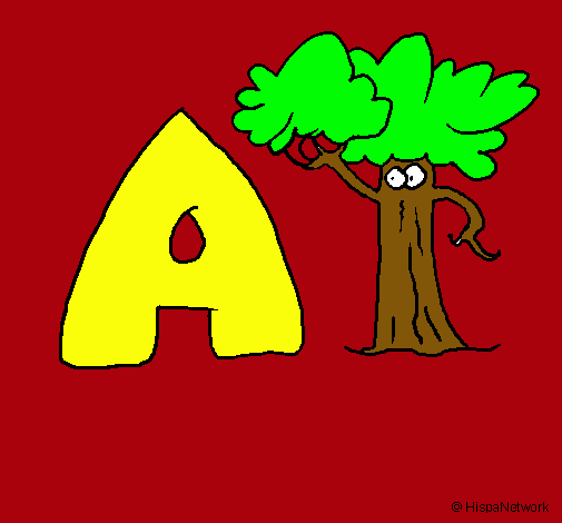 Dibujo Árbol pintado por ali10