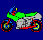 Dibujo Motocicleta pintado por alguien
