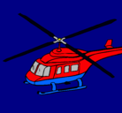 Dibujo Helicóptero  pintado por memiyo