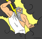 Dibujo Dios Zeus pintado por antonioRom3