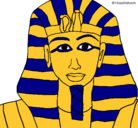 Dibujo Tutankamon pintado por DEVON