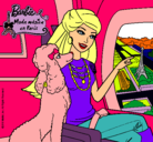 Dibujo Barbie llega a París pintado por xhunisa