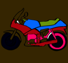 Dibujo Motocicleta pintado por fedesss