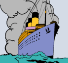 Dibujo Barco de vapor pintado por matorllo