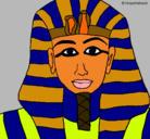 Dibujo Tutankamon pintado por ramalajen