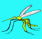 Dibujo Mosquito pintado por sancudinci