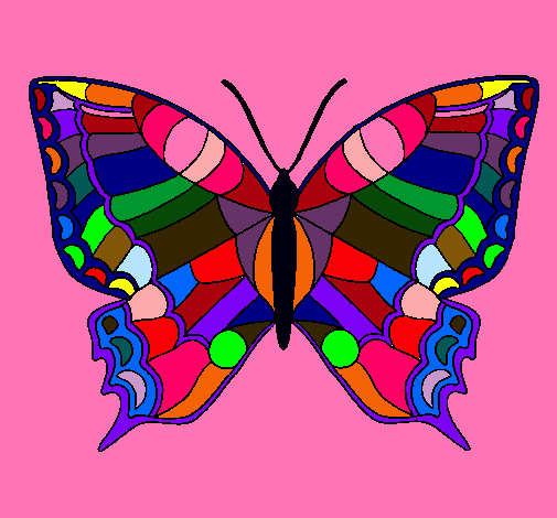 Dibujo Mariposa pintado por kary30