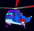 Dibujo Helicóptero al rescate pintado por isabellafi