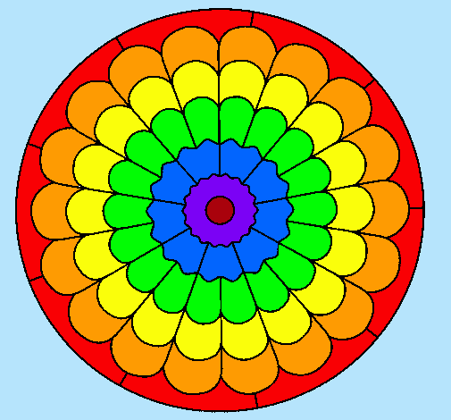 Dibujo Mandala 23 pintado por jazmille