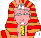 Dibujo Tutankamon pintado por ali10