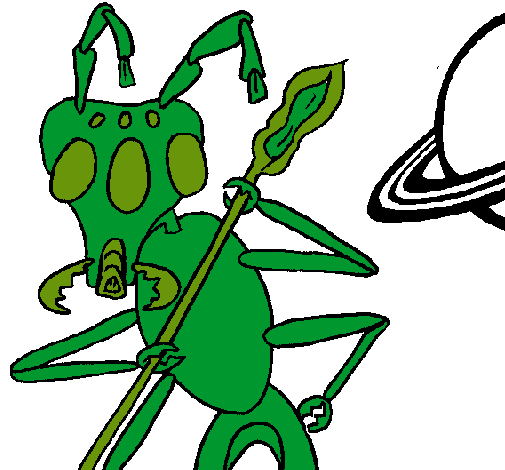 Dibujo Hormiga alienigena pintado por 13miguel