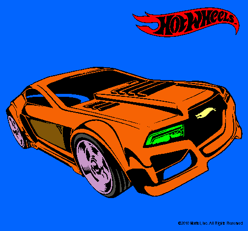 Dibujo Hot Wheels 5 pintado por MIJITA