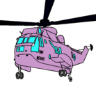 Dibujo Helicóptero al rescate pintado por inti