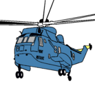 Dibujo Helicóptero al rescate pintado por FUNKY