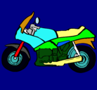 Dibujo Motocicleta pintado por chuki