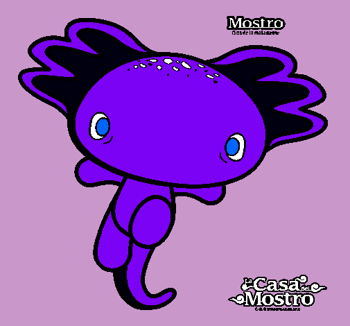 Dibujo Mostro pintado por sentay