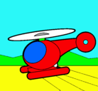 Dibujo Helicóptero pequeño pintado por frnk