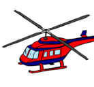 Dibujo Helicóptero  pintado por Dabid