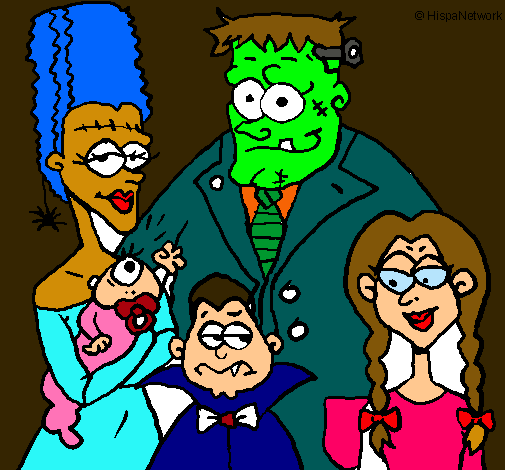 Dibujo Familia de monstruos pintado por GUILLERMOGZ
