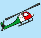 Dibujo Helicóptero de juguete pintado por ELICOPTERO