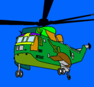 Dibujo Helicóptero al rescate pintado por javo200