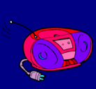 Dibujo Radio cassette pintado por choniaaa