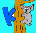 Dibujo Koala pintado por kkaaaaaaaaa