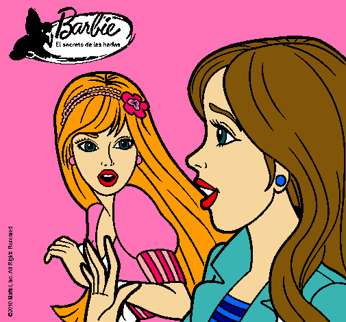 Dibujo Barbie sorprendida pintado por DulzeLiiz