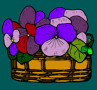 Dibujo Cesta de flores 12 pintado por pekita