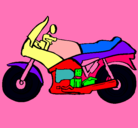 Dibujo Motocicleta pintado por roberto23