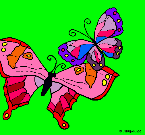 Dibujo Mariposas pintado por Aliway