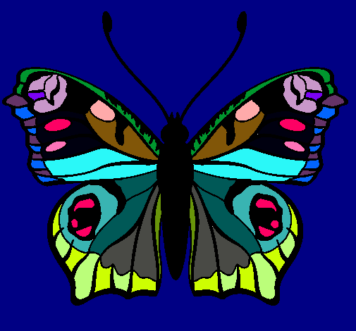 Dibujo Mariposa  pintado por anette123