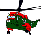 Dibujo Helicóptero al rescate pintado por gddghhjg