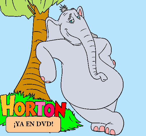 Dibujo Horton pintado por AnaisCR