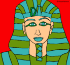 Dibujo Tutankamon pintado por hsgrlsrb